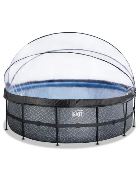 EXIT 30.67.15.00 piscina fuori terra Piscina con bordi Piscina rotonda 15233 L Grigio