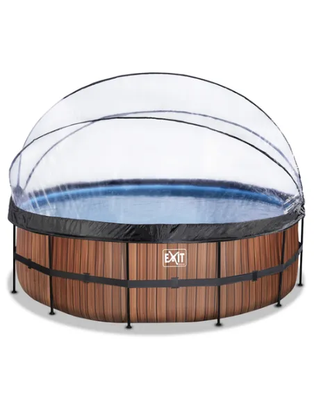 EXIT 30.67.15.10 piscina fuori terra Piscina con bordi Piscina rotonda 15233 L Marrone