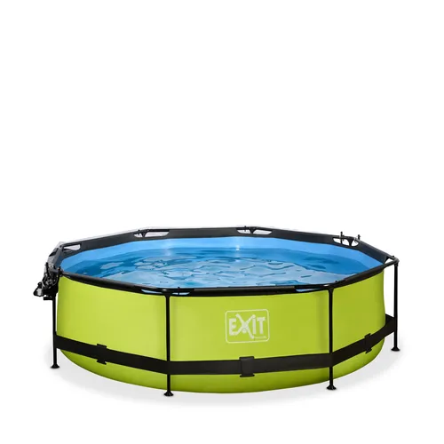 EXIT Lime pool ø300x76cm with dome and filter...