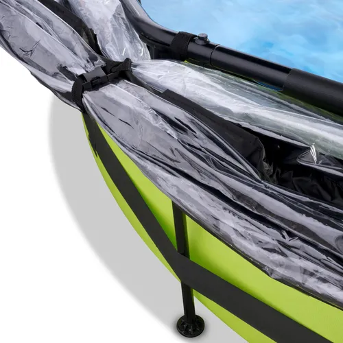 EXIT Lime pool ø300x76cm with dome and filter...