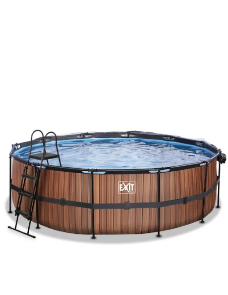 EXIT 30.67.15.10 piscina fuori terra Piscina con bordi Piscina rotonda 15233 L Marrone