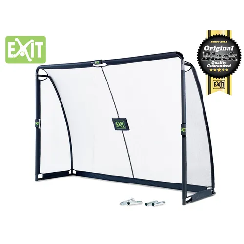 EXIT  Porta da calcio in acciaio 300x200cm - Nera