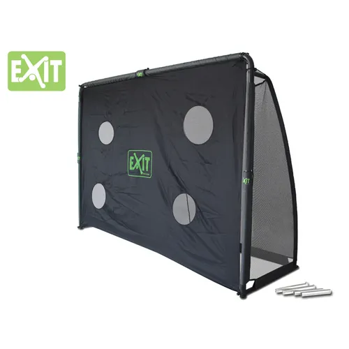 EXIT  Porta da calcio in acciaio 300x200cm - Nera