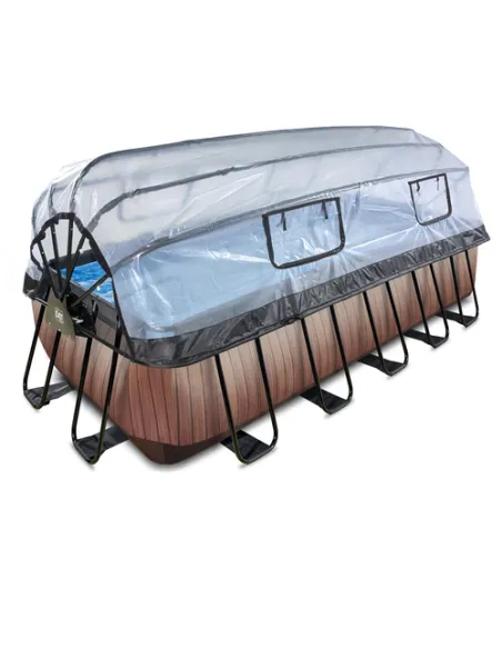 EXIT 30.67.53.10 piscina fuori terra Piscina con bordi Piscina rettangolare 13465 L Marrone