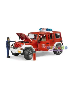JEEP WRANGLER RUBICON UNLIMITED  VIGILI DEL FUOCO CON PERSONAGGIO (02528) 2