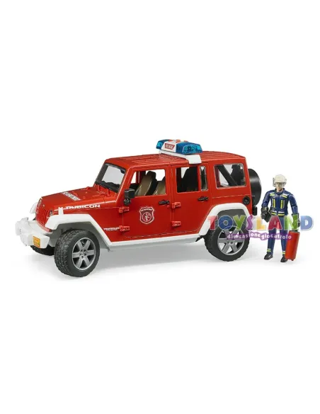 JEEP WRANGLER RUBICON UNLIMITED  VIGILI DEL FUOCO CON PERSONAGGIO (02528)