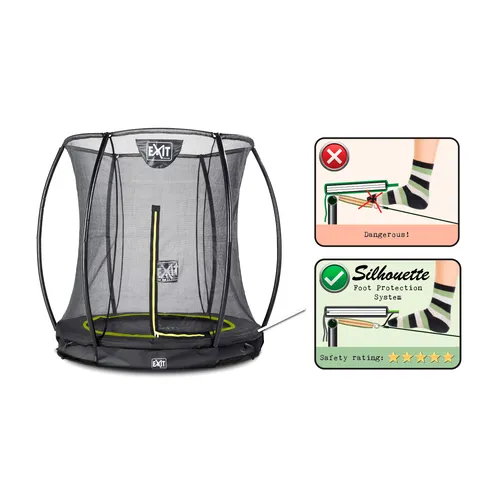EXIT Silhouette ground trampoline ø183cm with...