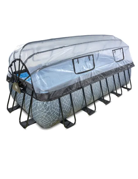 EXIT 30.47.53.00 piscina fuori terra Piscina con bordi Piscina rettangolare 13465 L Grigio