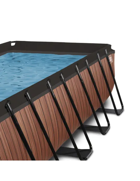 EXIT 30.27.53.10 piscina fuori terra Piscina con bordi Piscina rettangolare 13465 L Grigio, Bianco