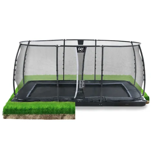 EXIT Dynamic ground level trampoline 305x519cm...