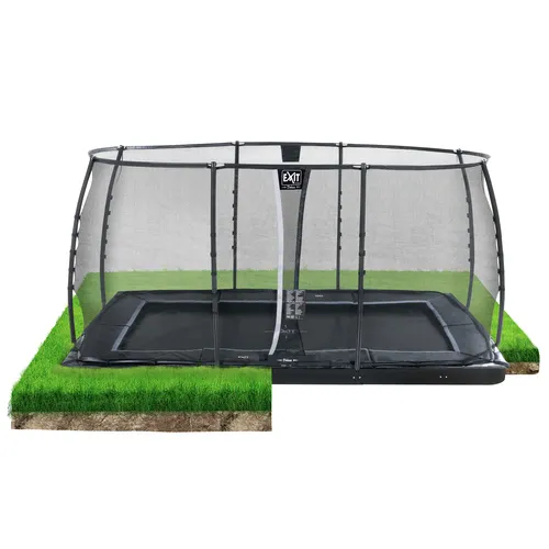 EXIT Dynamic ground level trampoline 244x427cm...