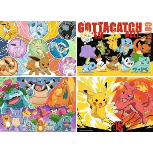 Ravensburger Pokémon-Kumpels Puzzle 100 pz Bambini
