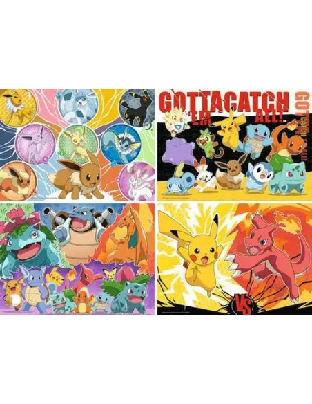 Ravensburger Pokémon-Kumpels Puzzle 100 pz Bambini