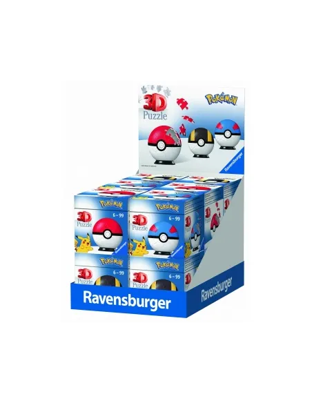 Ravensburger Pokemon Pokeballs Puzzle 3D Cartoni
