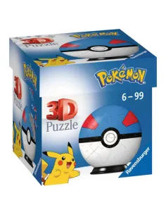 54 Pezzi PUZZLEBALL 3D POKEMON (94617) 2