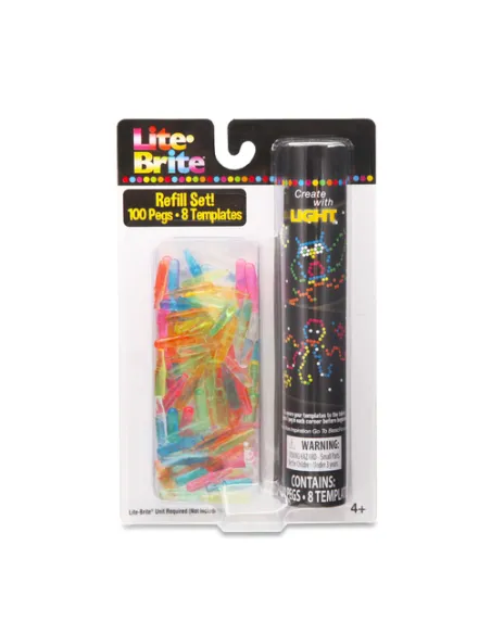 Schylling Lite Brite Refill giocattolo per lo sviluppo delle abilità motorie