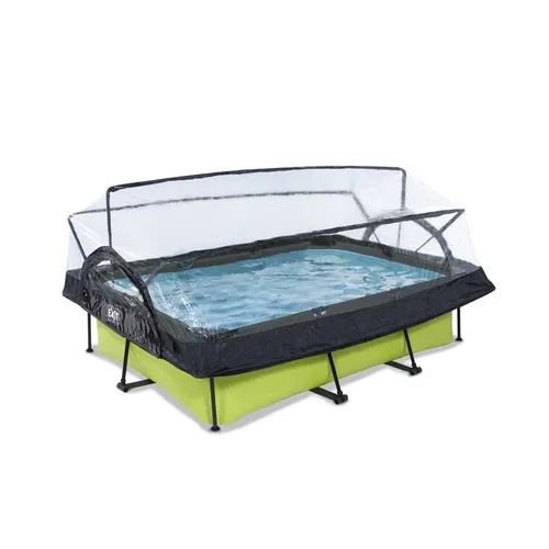 EXIT Lime pool 220x150x65cm with dome and...
