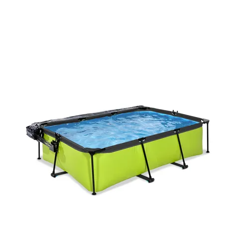 EXIT Lime pool 220x150x65cm with dome and...