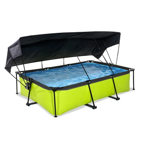 EXIT Lime pool 300x200x65cm with canopy and...