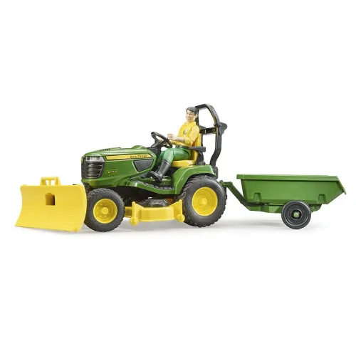 TRATTORE TOSAERBA JOHN DEERE con RIMORCHIO (62104)