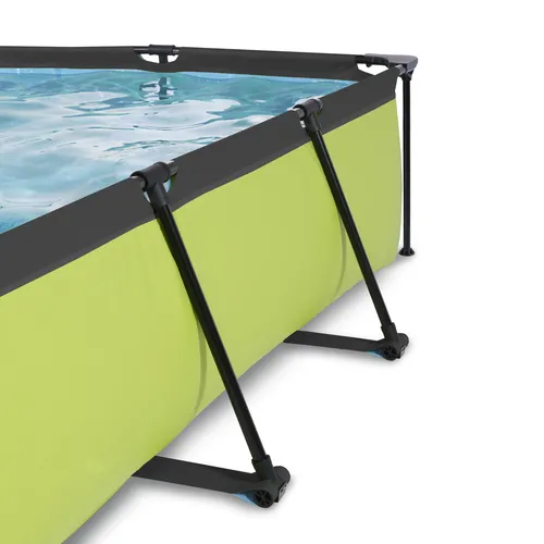 EXIT Lime pool 300x200x65cm with canopy and...