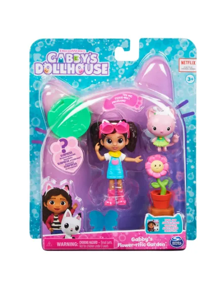Gabby's Dollhouse Gabby‘s Dollhouse, set Art Studio con 2 personaggi giocattolo, 2 accessori, scatola con sorpresa e mobile, g