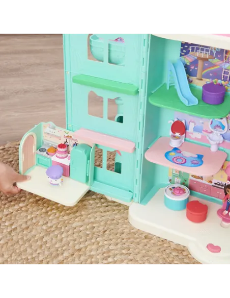 Gabby's Dollhouse , La cucina di gattino Dolcetto, mini playset stanze della casa, giochi per bambini dai 3 anni in su