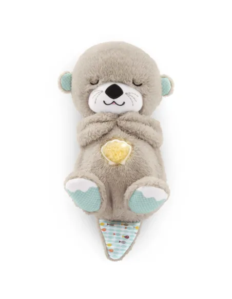 Fisher-Price Lontra Soffice Relax, Giocattolo con Vibrazioni Calmanti e Musica