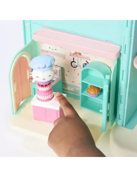Gabby's Dollhouse , La cucina di gattino Dolcetto, mini playset stanze della casa, giochi per bambini dai 3 anni in su