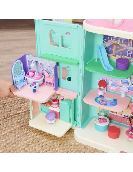 Gabby's Dollhouse , La sala da bagno di Siregatta, mini playset stanze della casa, giochi per bambini dai 3 anni in su