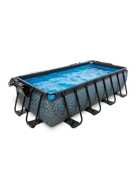 EXIT 30.57.42.00 piscina fuori terra Piscina con bordi Piscina rettangolare 7020 L Grigio