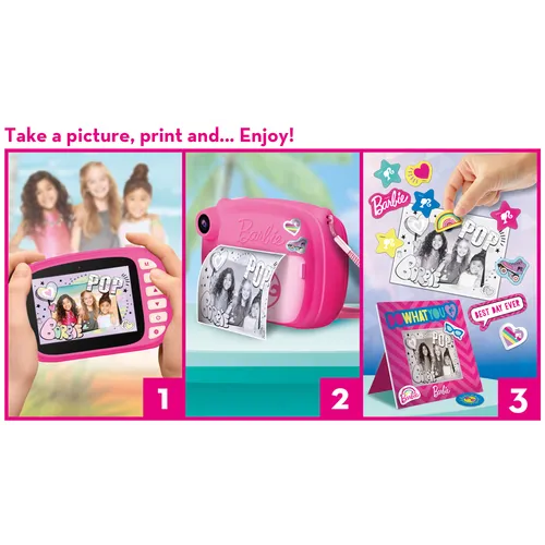 Lisciani Barbie Print Cam Hi-Tech Display 6