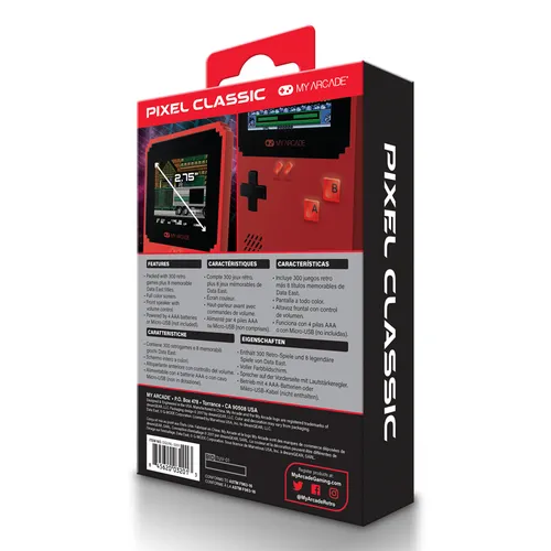 dreamGEAR PIXEL CLASSIC Rosso Gamepad Digitale