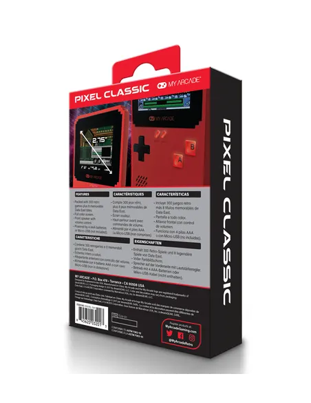dreamGEAR PIXEL CLASSIC Rosso Gamepad Digitale