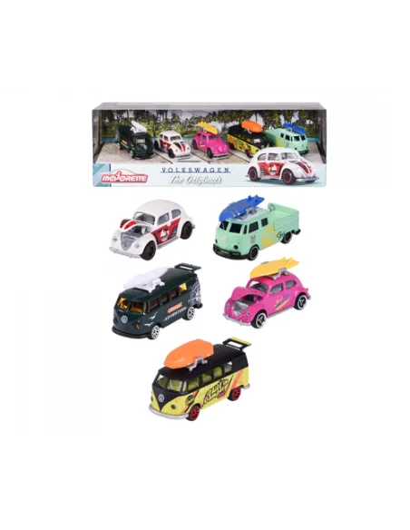 Majorette VW The Originals Set di modelli di auto Preassemblato 1:64