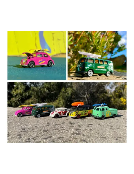 Majorette VW The Originals Set di modelli di auto Preassemblato 1:64