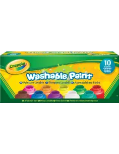 Crayola 54-1207G pittura ad acqua Multi 60 ml Vasetto 10 pz