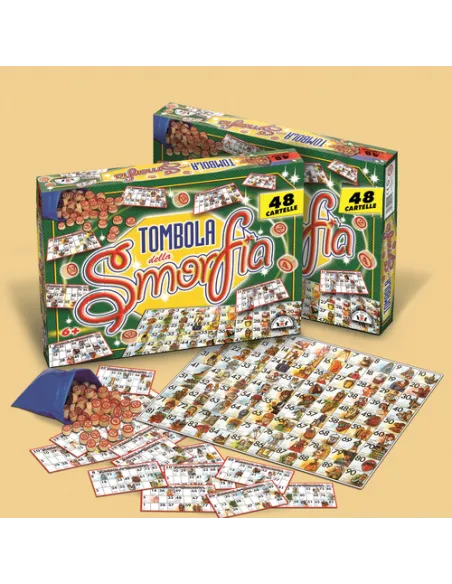 TOMBOLA DELLA SMORFIA 48 CARTELLE (54)