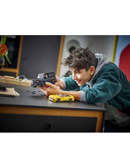 LEGO Speed Champions 76924 Mercedes-AMG G 63 e Mercedes-AMG SL 63, 2 Macchine Giocattolo da Costruire, Auto per Bambini 10+