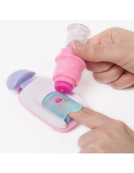 Cool Maker , GO GLAM, Macchina Decora Unghie, Decora 200 Unghie con 4 Motivi, 2 Applicatori di Smalto e Maschera per Unghie. Gio