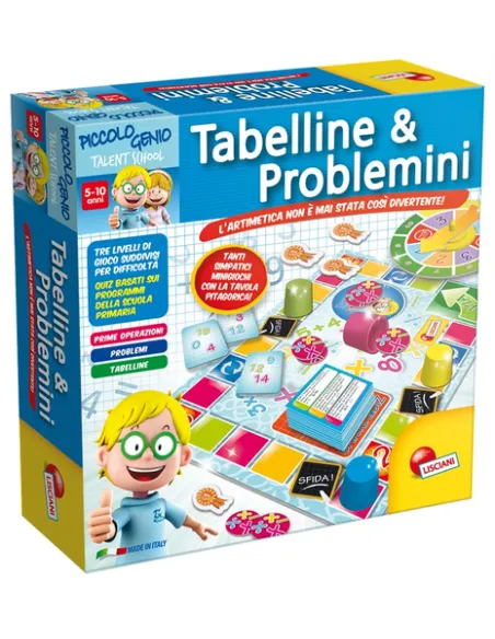 Lisciani Tabelline-problemi piccolo genio