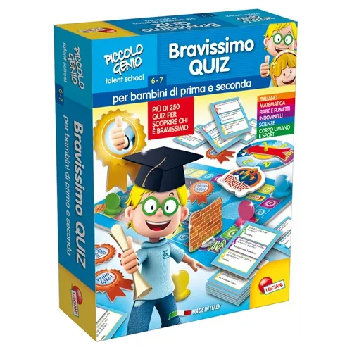 Lisciani Piccolo genio bravissimo quiz