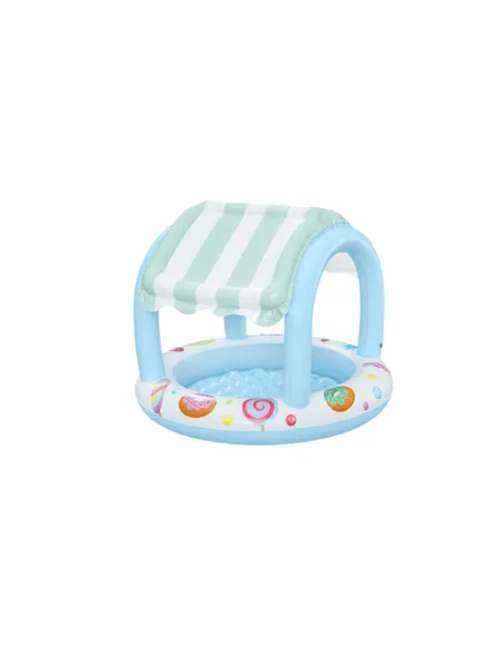 Bestway 52638 galleggiante per nuoto da bambini Cloruro di polivinile (PVC) Blu, Bianco Vaschetta per bambini