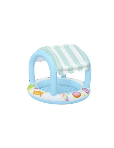Bestway 52638 galleggiante per nuoto da bambini Cloruro di polivinile (PVC) Blu, Bianco Vaschetta per bambini