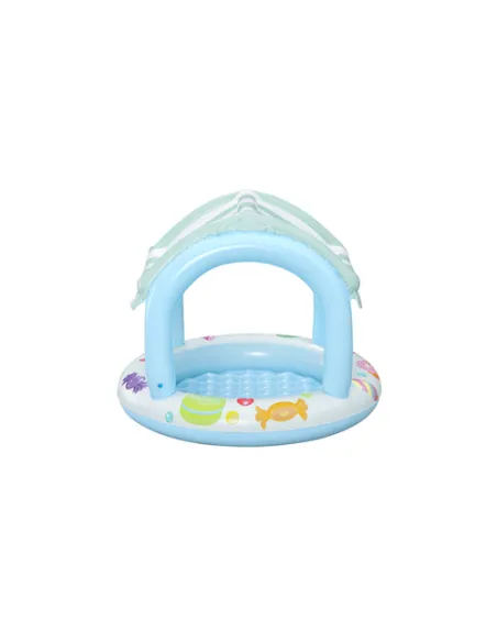 Bestway 52638 galleggiante per nuoto da bambini Cloruro di polivinile (PVC) Blu, Bianco Vaschetta per bambini