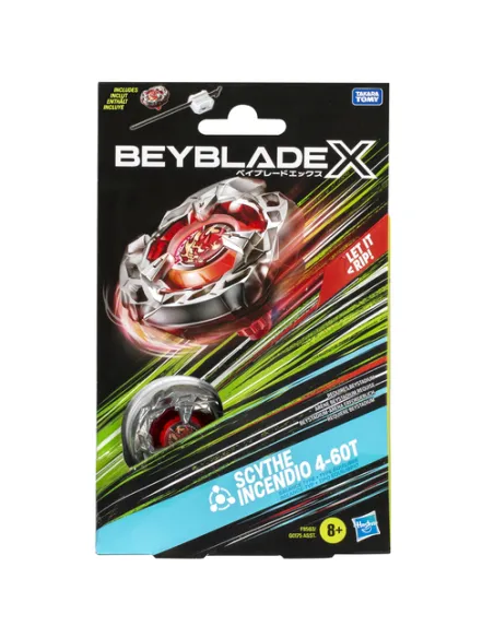 Beyblade X, Starter Pack Top, Assortimento di trottole con lanciatore X, 1 trottola e 1 lanciatore inclusi