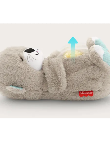 Fisher-Price Lontra Soffice Relax, Giocattolo con Vibrazioni Calmanti e Musica