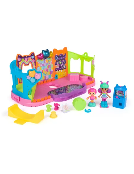 Gabby's Dollhouse , L’Attico a Tema Feste della Casa delle Bambole di Gabby, Compatibile al Playset della Casa delle Bambole, 