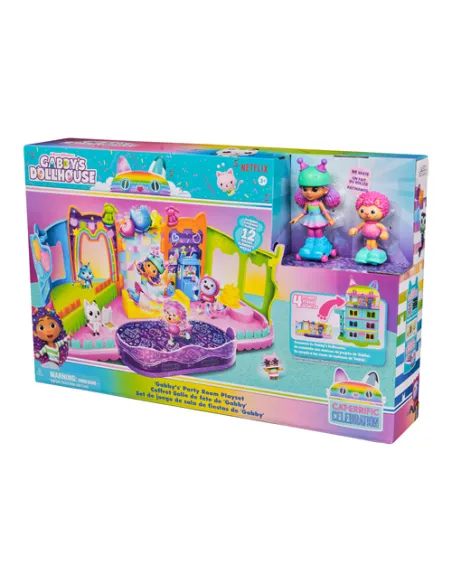Gabby's Dollhouse , L’Attico a Tema Feste della Casa delle Bambole di Gabby, Compatibile al Playset della Casa delle Bambole, 