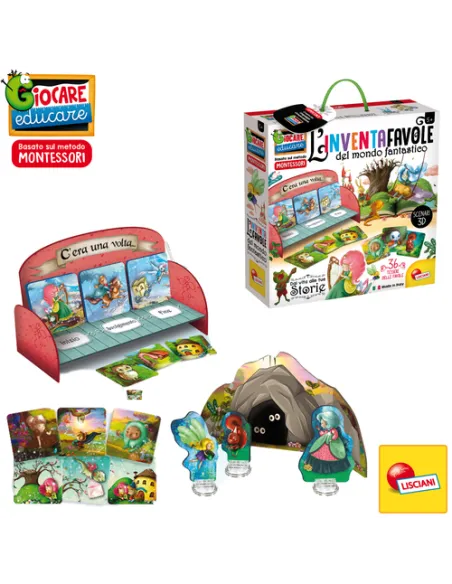 Lisciani Montessori L'Inventafavole Del Mondo Fantastico